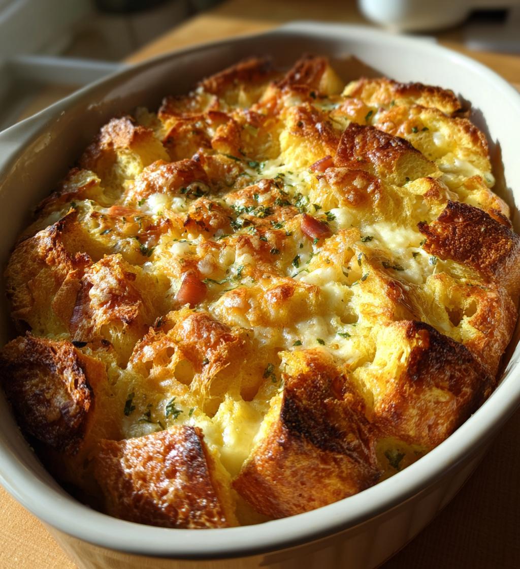 croissant breakfast casserole