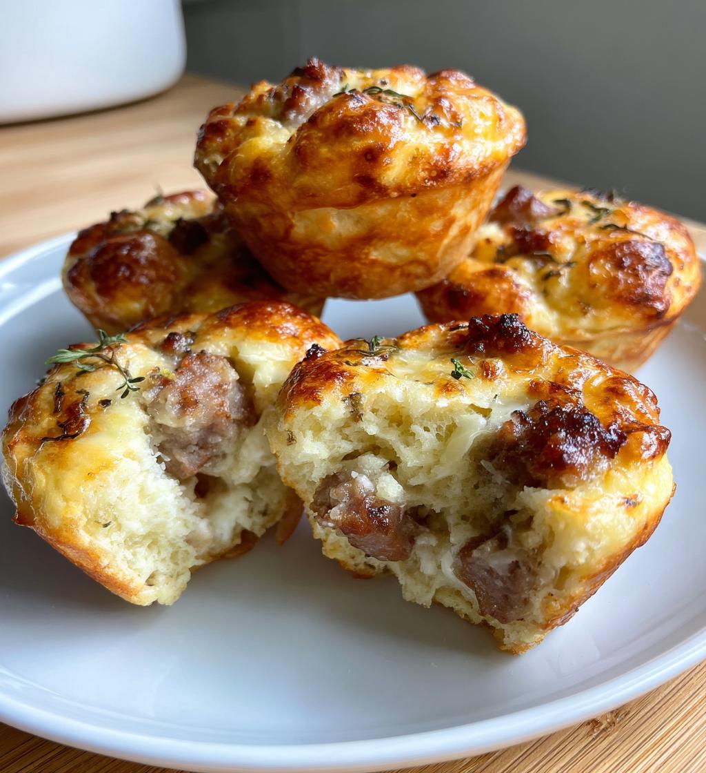sausage breakfast muffins