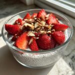 Chia Pudding mit Erdbeeren