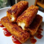 Crispy Mozzarella Sticks – Einfaches Rezept mit extra Käsefüllung