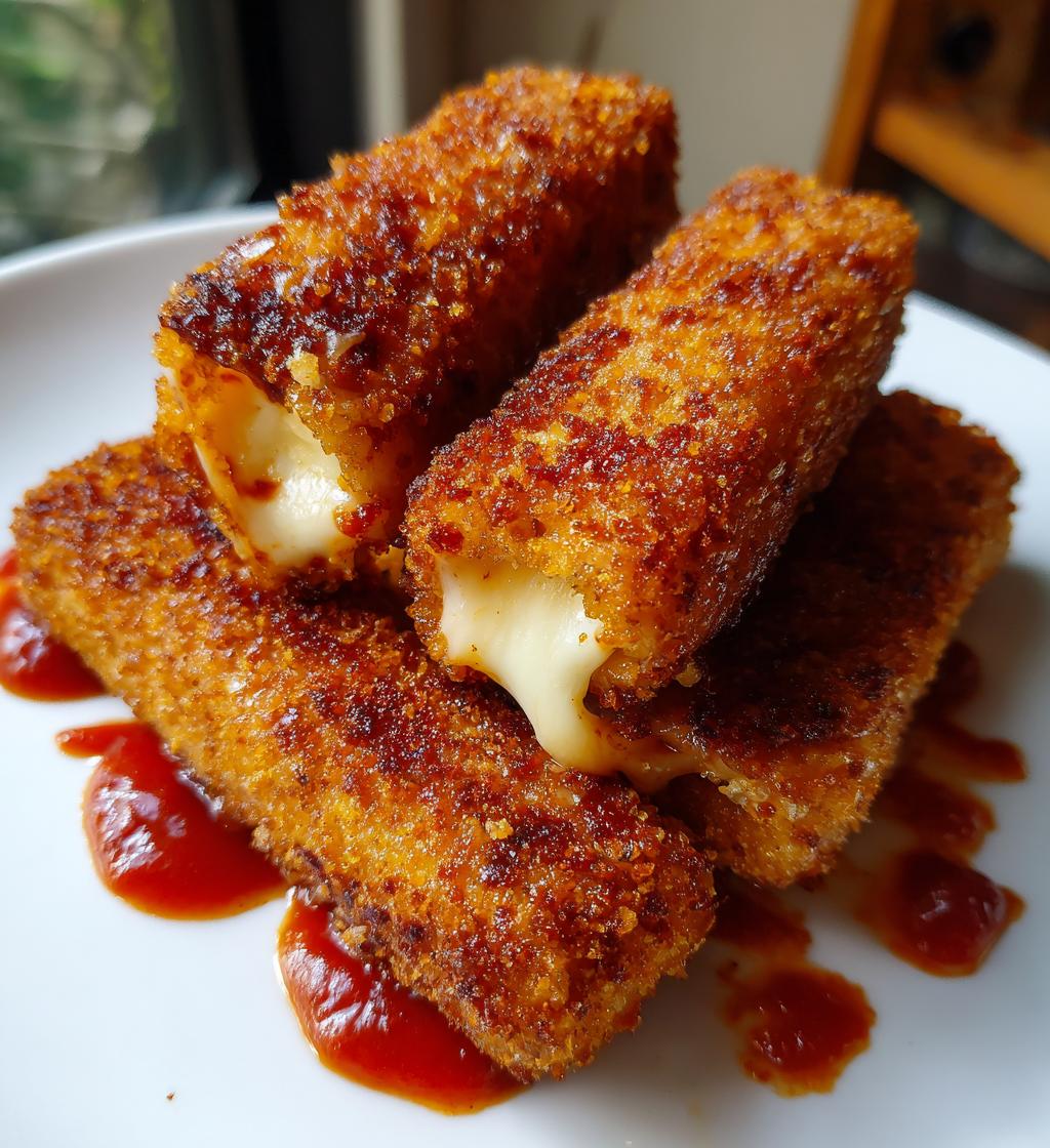 Crispy Mozzarella Sticks – Einfaches Rezept mit extra Käsefüllung