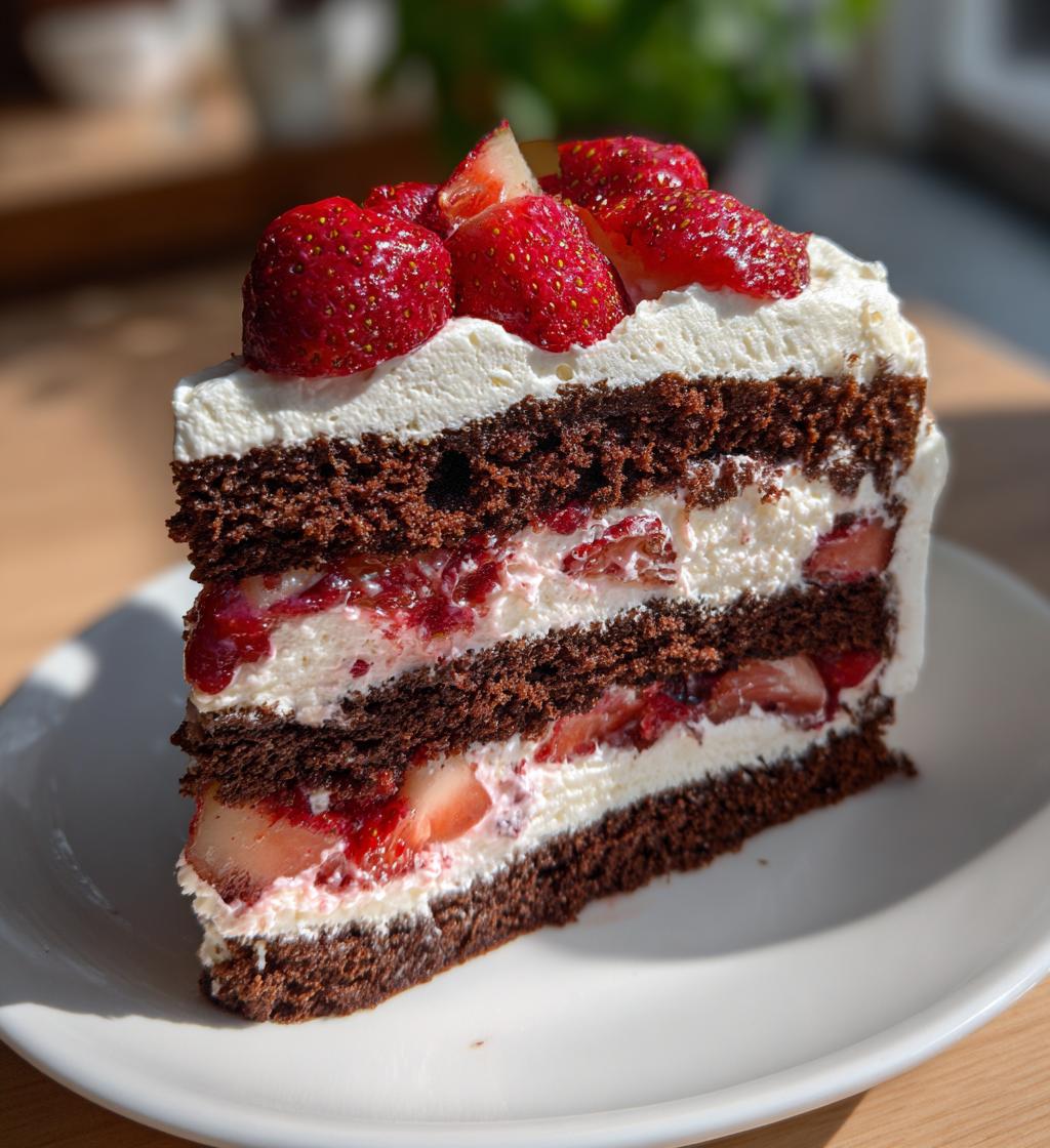 Erdbeer Schoko Torte – Der ultimative Kuchen für Schokoladenliebhaber