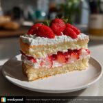 Erdbeerkuchen mit Vanillecreme