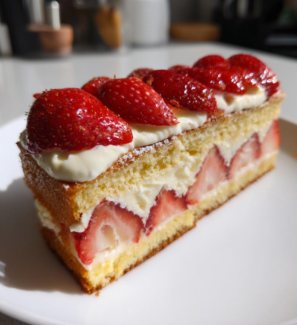 Erdbeerkuchen mit Vanillecreme – Der perfekte Frühlingskuchen