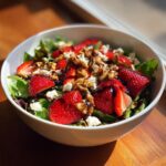 Frühlingssalat mit Erdbeeren