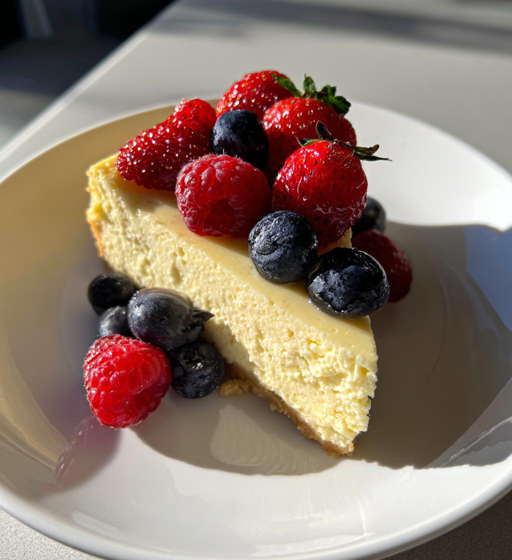 Gesunder Protein Cheesecake – Leckerer Fitness Käsekuchen