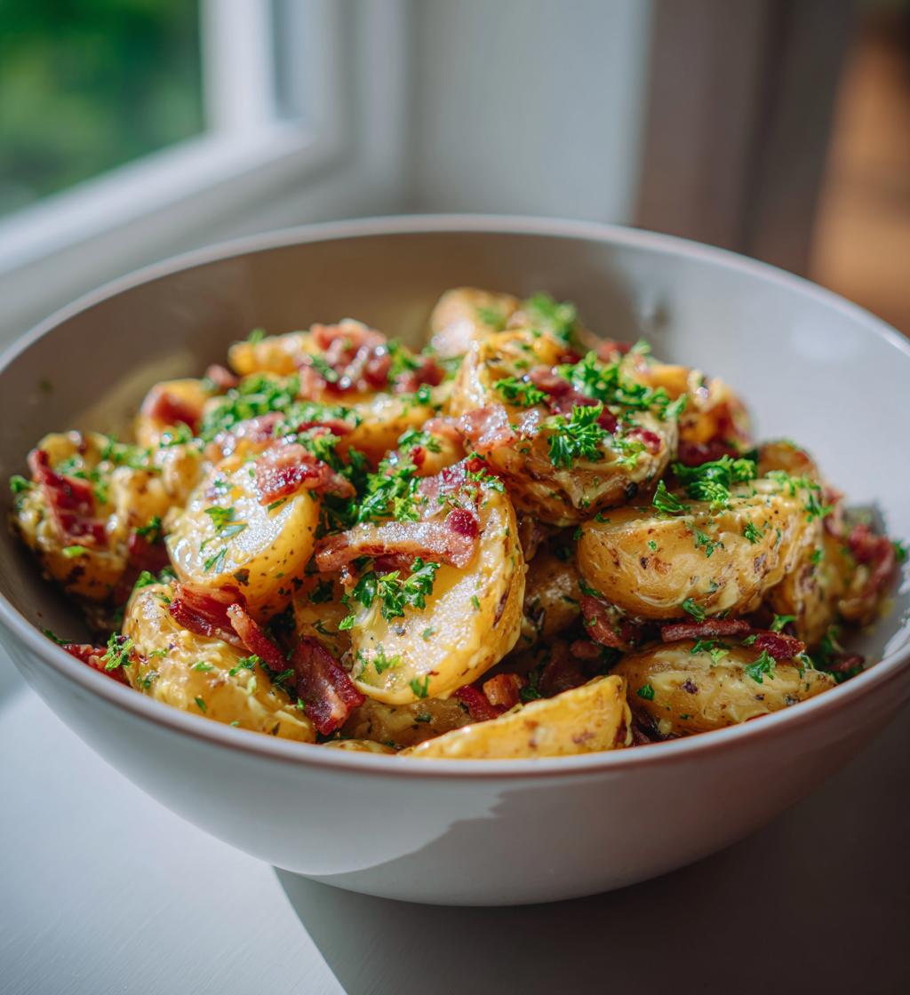 Knuspriger Grill Kartoffelsalat in nur 30 Minuten zaubern
