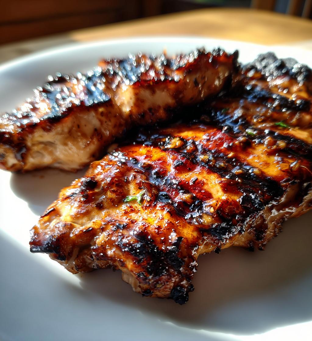 Saftiges Honig Knoblauch Hähnchen vom Grill in 30 Minuten