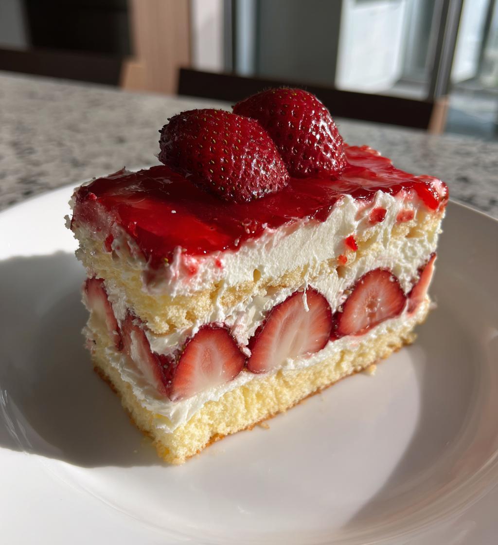 No Bake Erdbeertorte – Schnelle Kühlschranktorte ohne Backen