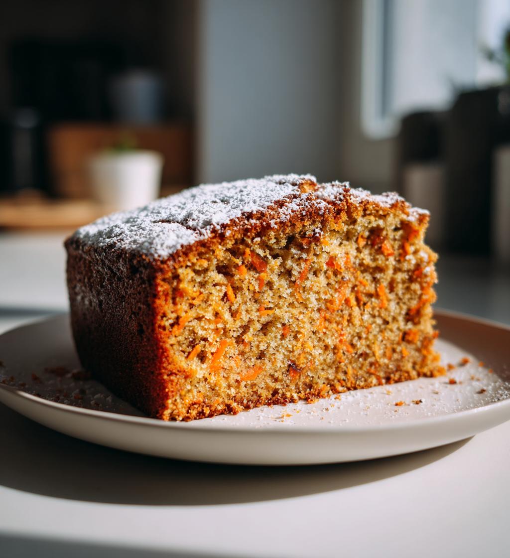 Veganer Karottenkuchen – Fluffiger Kuchen ohne Ei und Milch