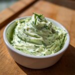 bärlauchbutter aufgeschlagen