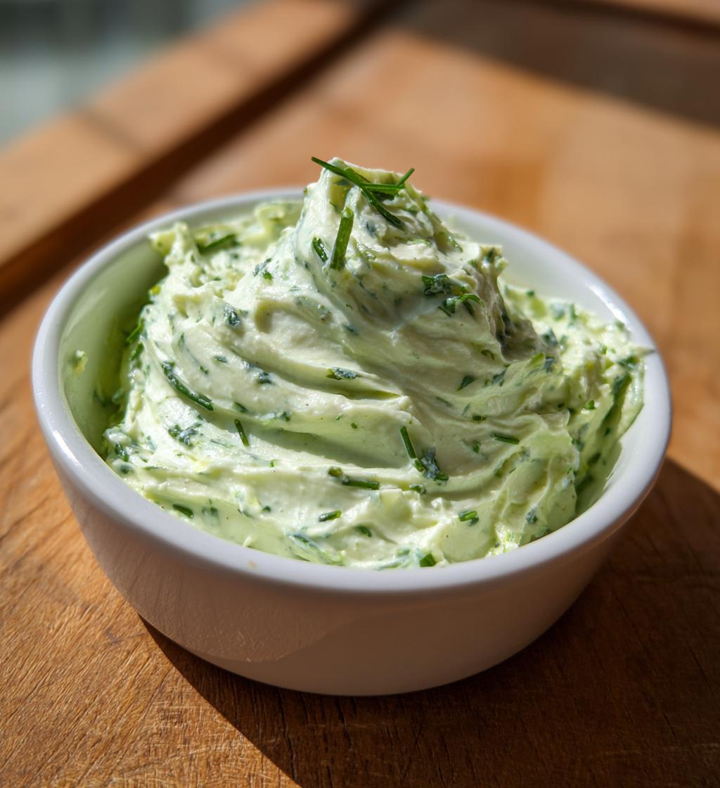 Köstliche Bärlauchbutter aufgeschlagen in nur 10 Minuten