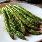 grüner spargel im airfryer