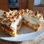 rhabarberkuchen mit baiserhaube