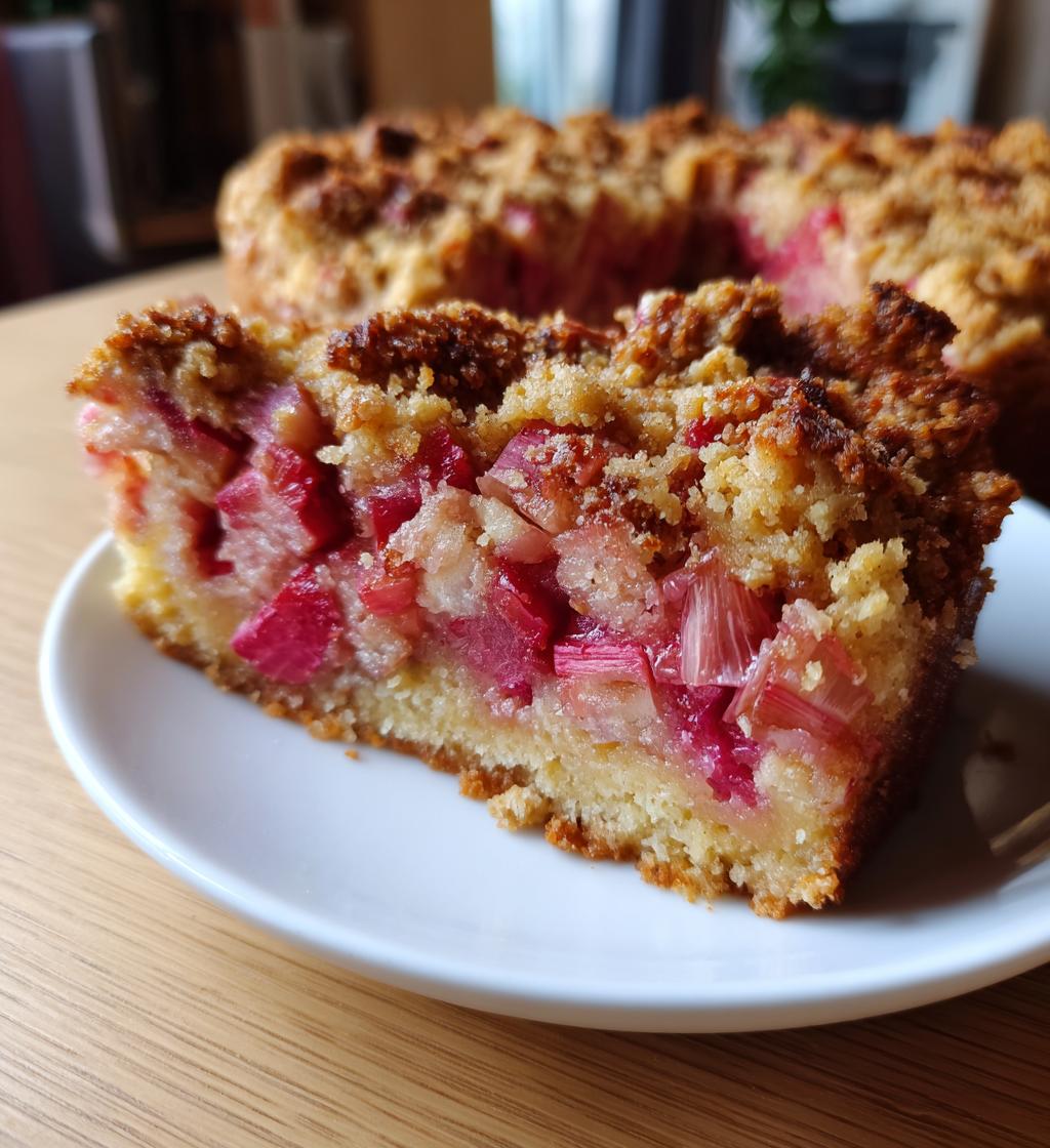 rhabarberkuchen mit streusel