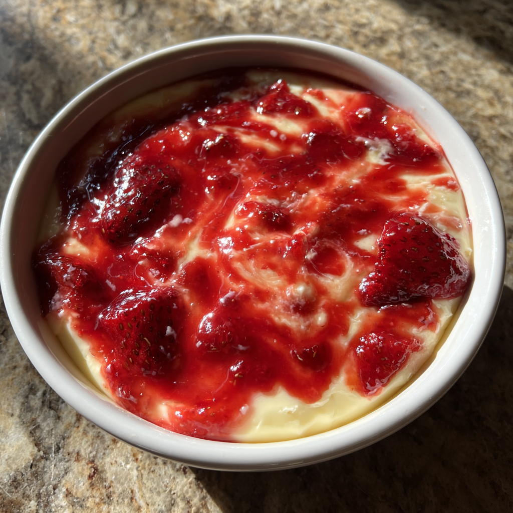 10-Minuten Erdbeer-Käsekuchen Sauce: Geniale Perfektion