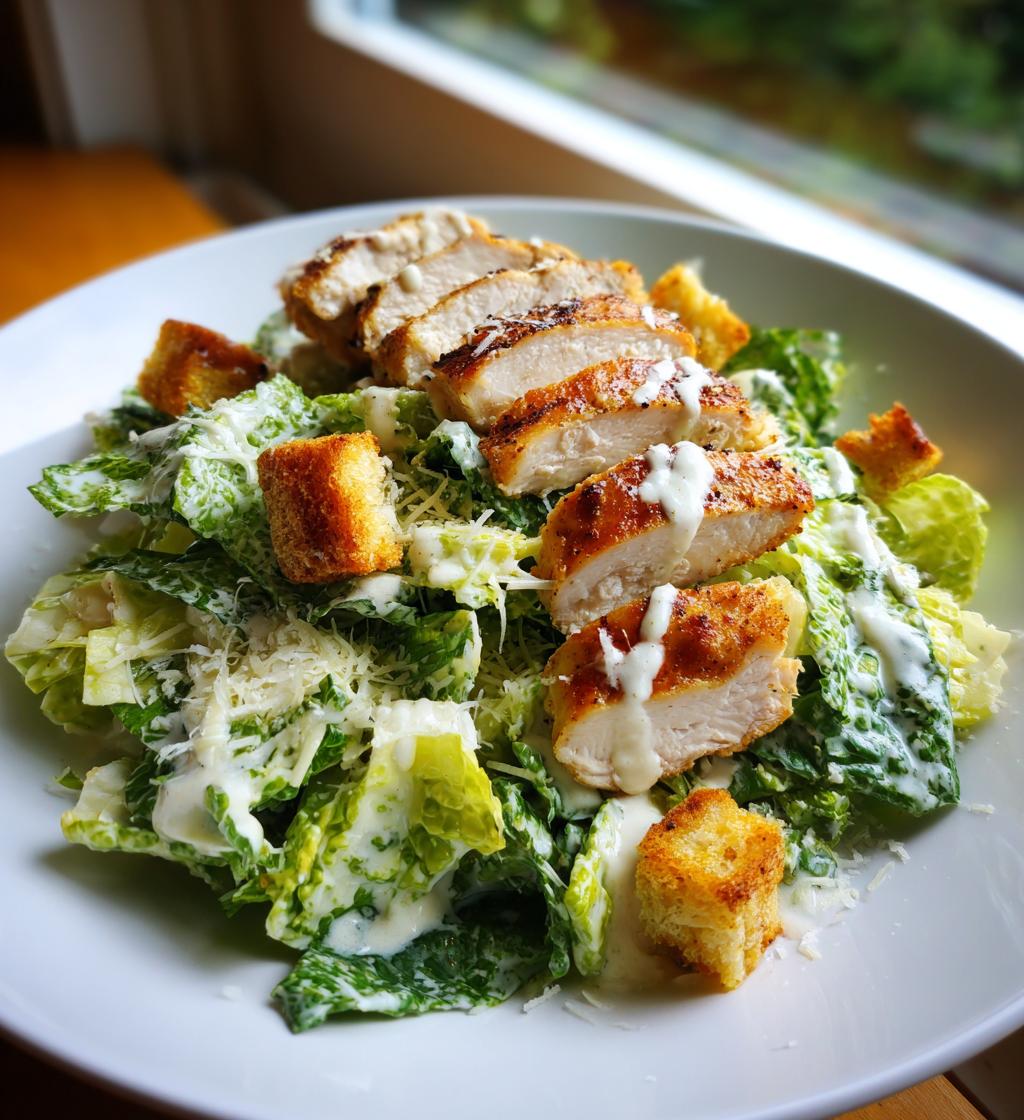 Caesar Salad mit Hähnchen