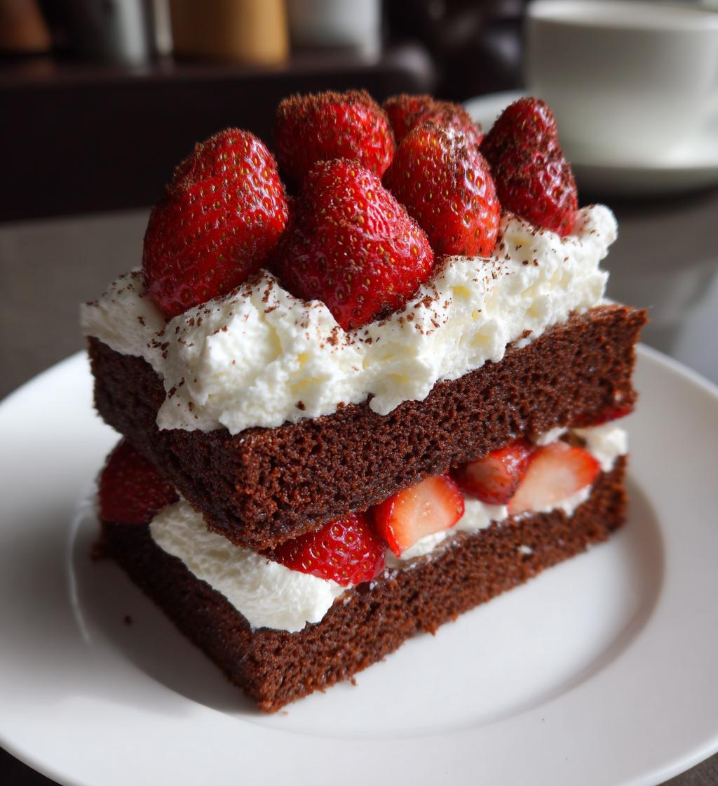 Erdbeer Schoko Torte