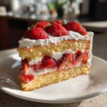 Erdbeerkuchen mit Vanillecreme