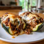 Gefüllte Zucchini