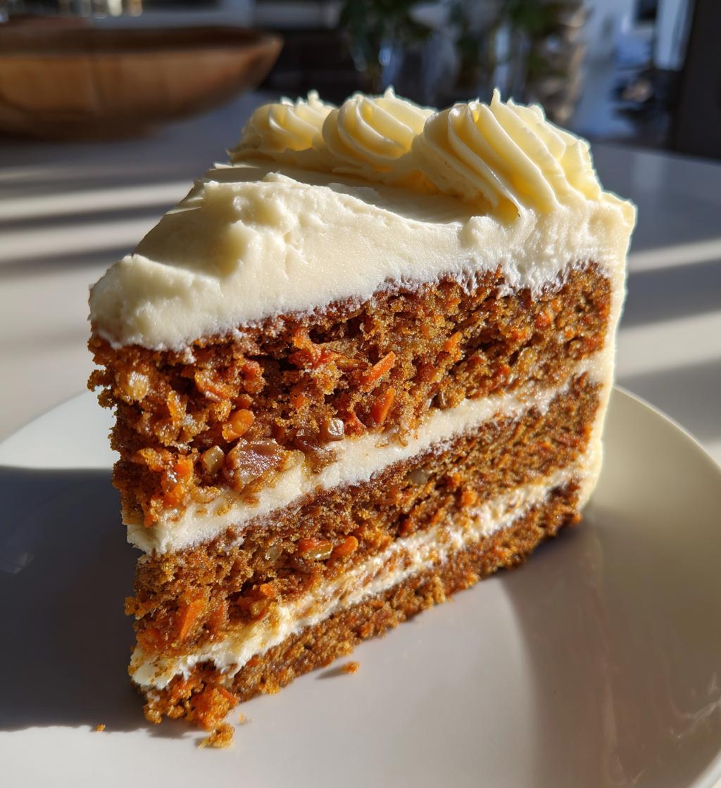Karottenkuchen mit Frischkäse Frosting