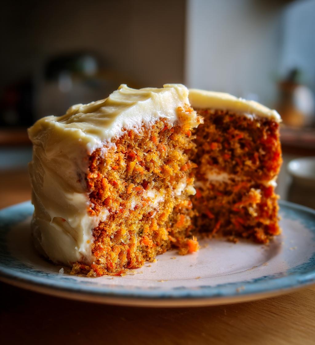 Saftiger Karottenkuchen