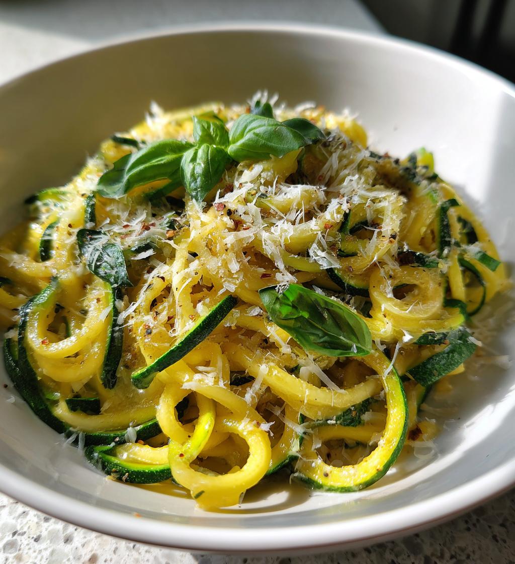 15-Minuten Zucchini Pasta – aromatisch und gesund