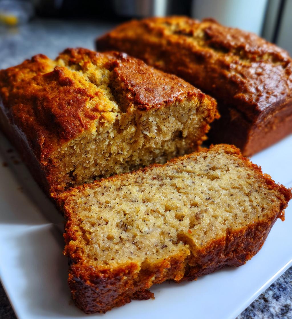 Perfektes Bananenbrot Rezept mit nur 3 Zutaten – unwiderstehlich!