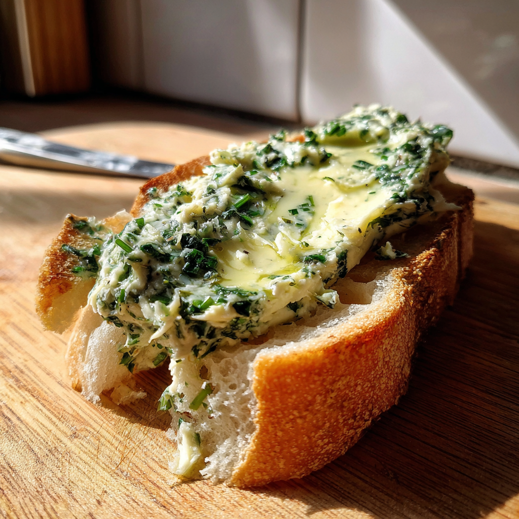 Bärlauch Knoblauch Butter: Genial einfach &amp; Lecker!