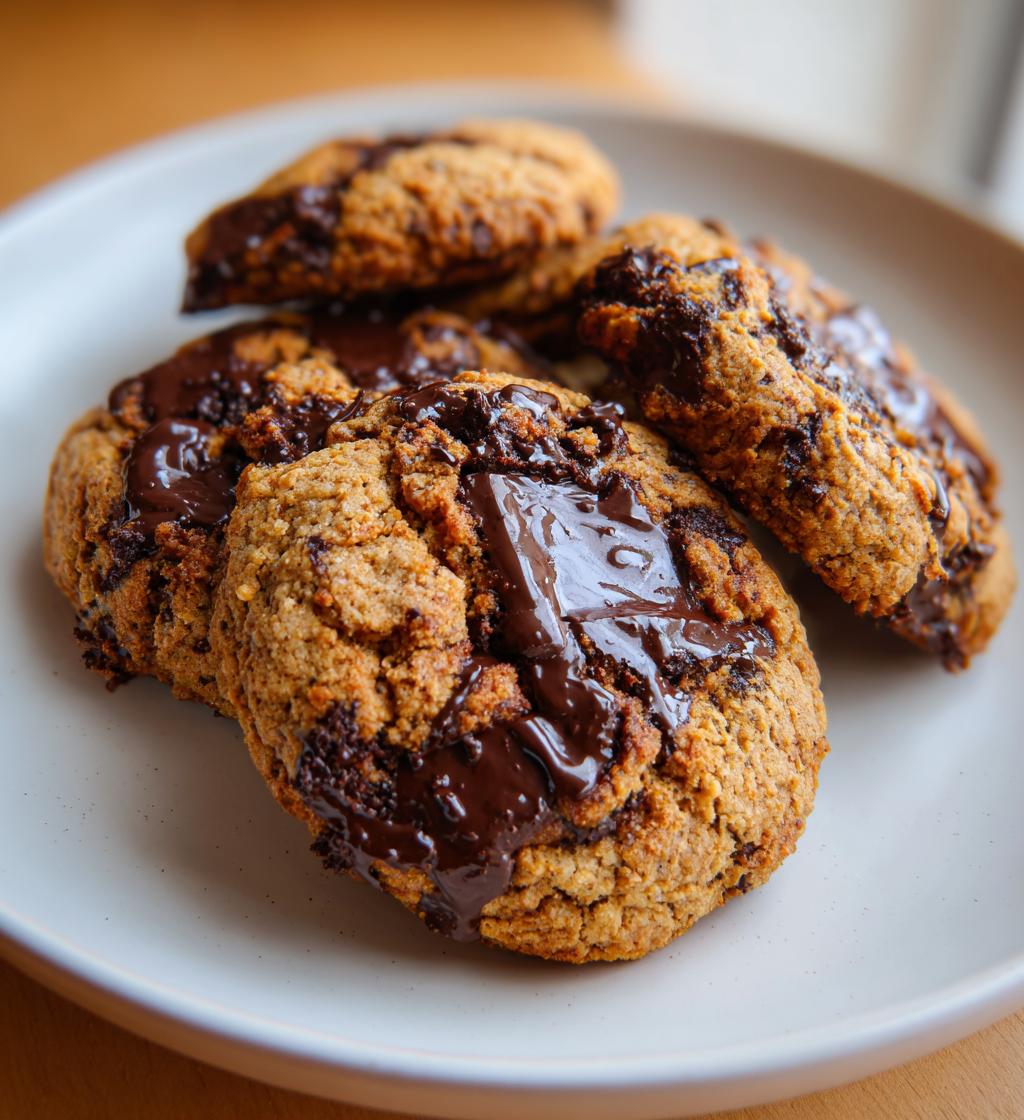healthy chocolate chip cookies