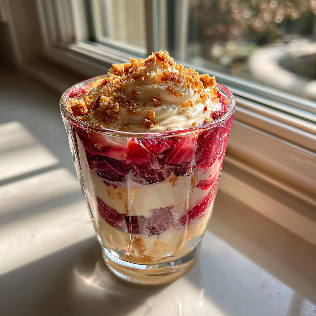 Rhabarber Dessert: 20-Minuten Glücklichmacher