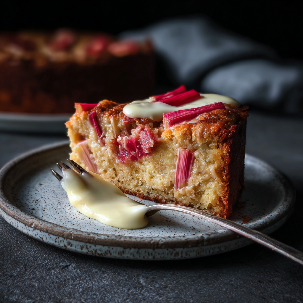 Rhabarberkuchen: 7 Sünden mit Pudding