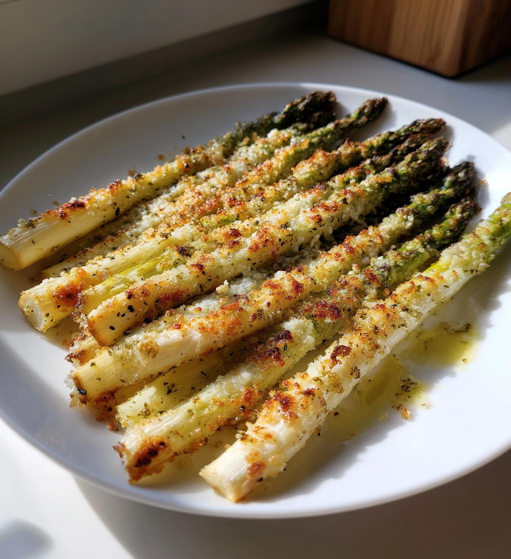 Knuspriger Spargel mit Parmesan im Airfryer in 15 Minuten