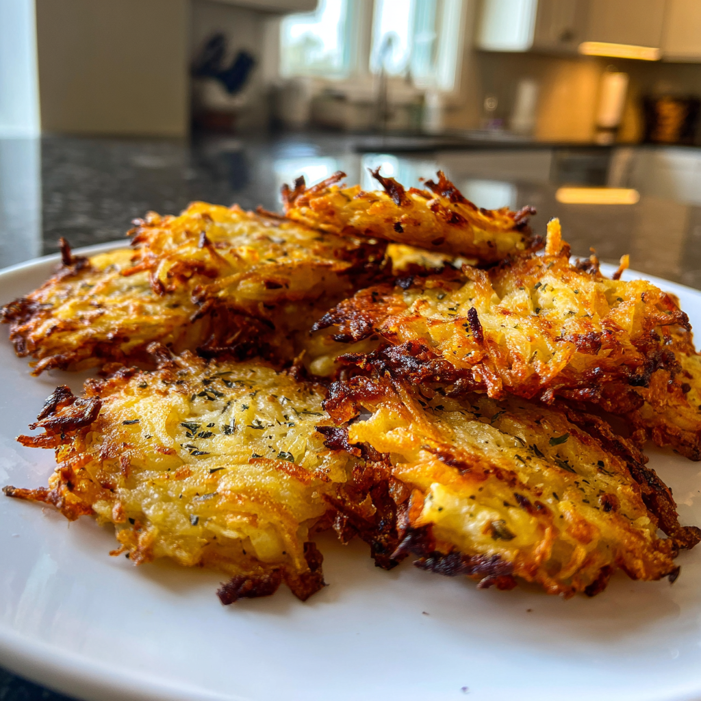 Goldbraune Air-Fryer-Hashbrowns: Genial in 15 Minuten