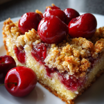 rezept kirsch streusel kuchen: Einfacher Genuss mit frischen Kirschen