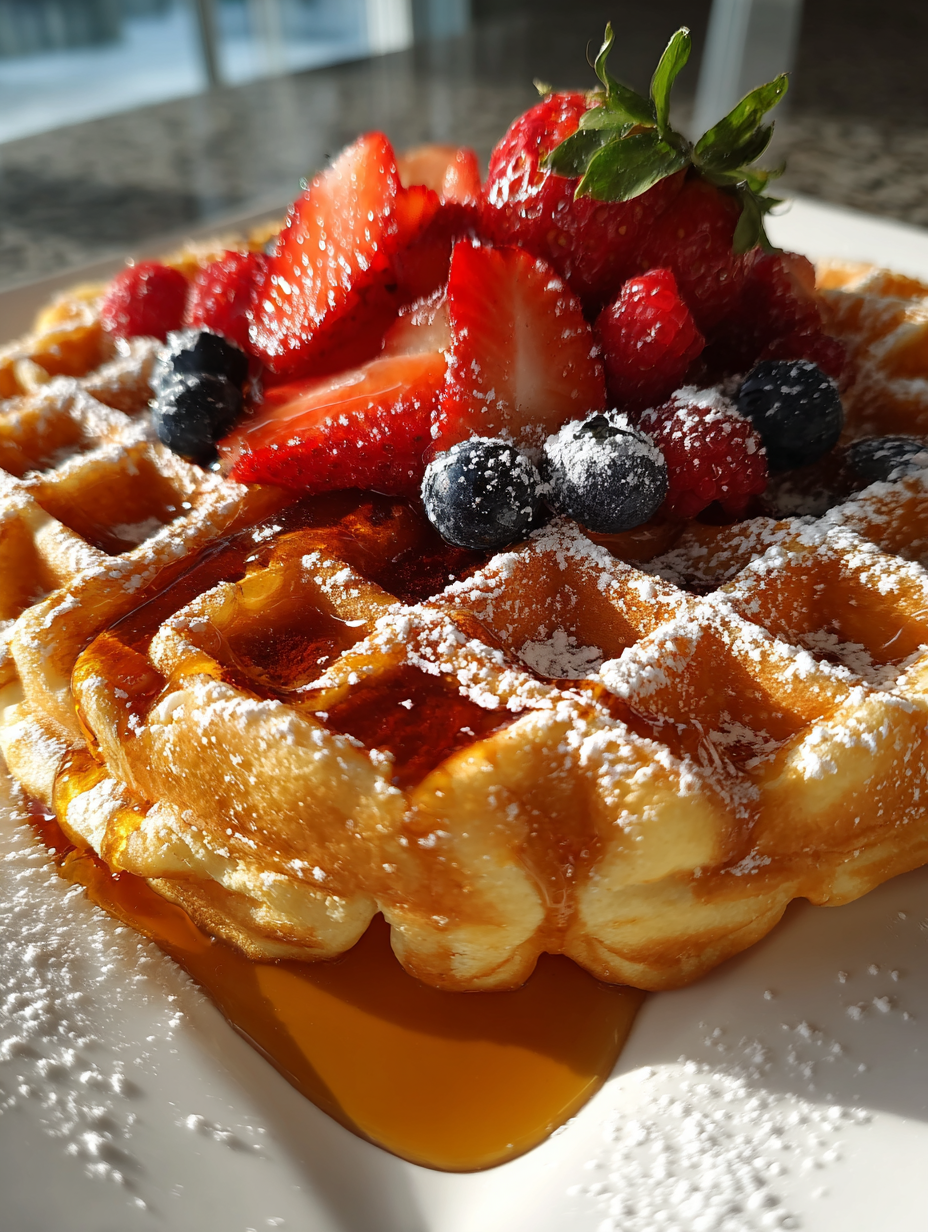 Einfaches Waffeln Rezept für das perfekte Frühstück zu Hause