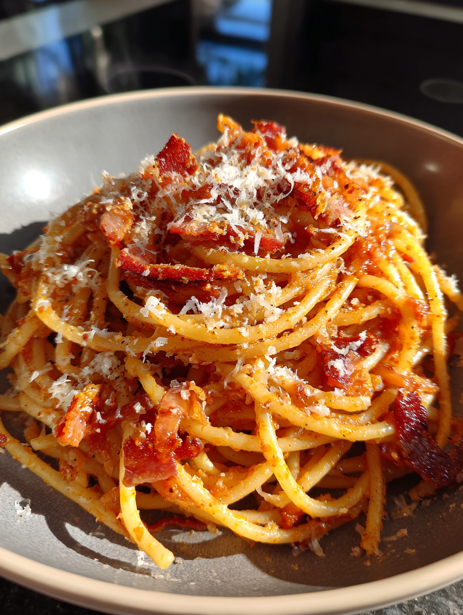 amatriciana rezept: klassisches italienisches Pasta-Gericht einfach zubereiten
