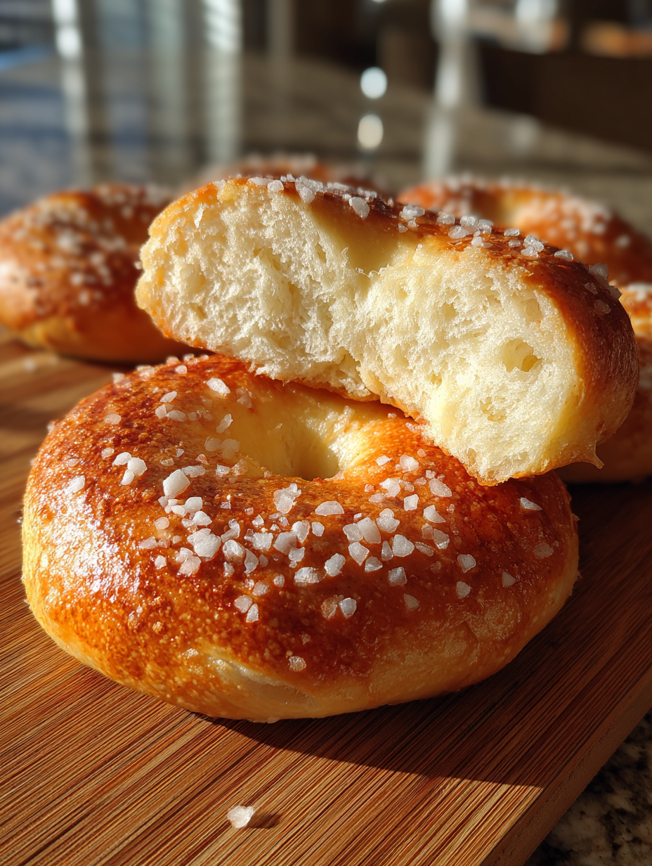 bagel rezept: einfaches Rezept für leckere, frisch gebackene Bagels
