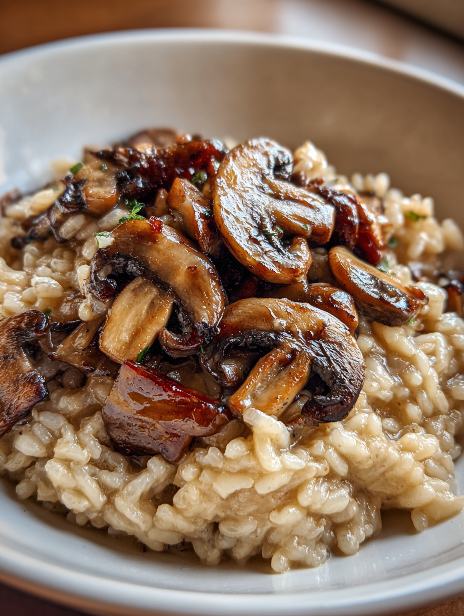 pilzrisotto rezept: einfach cremig und voller Geschmack
