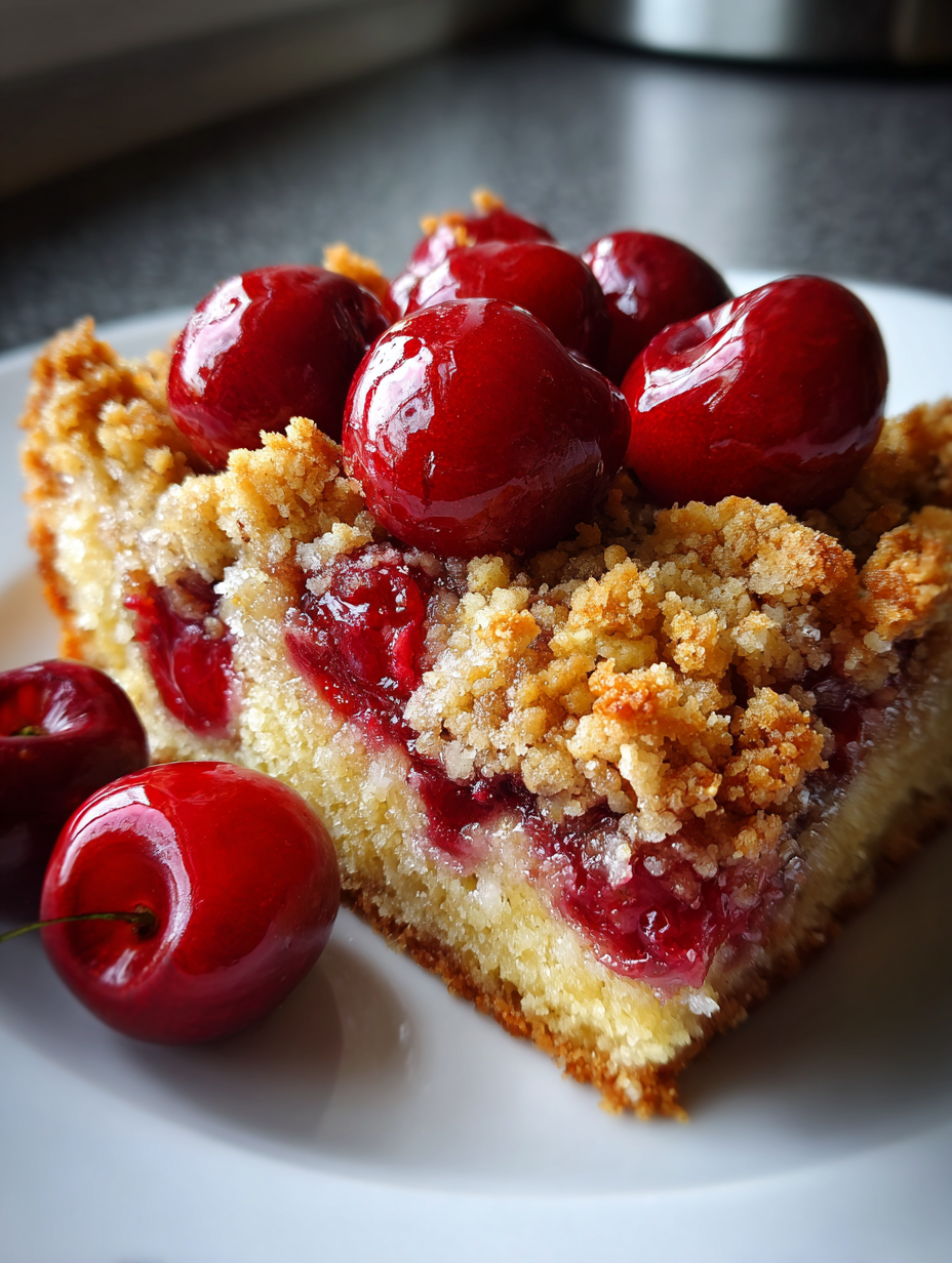 rezept kirsch streusel kuchen: Einfacher Genuss mit frischen Kirschen