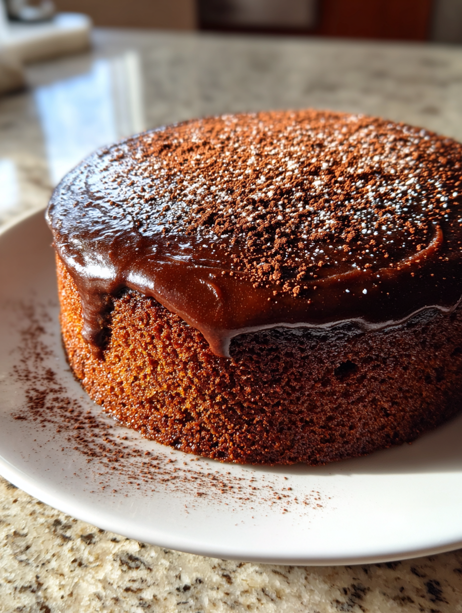rezept schneller kuchen: Einfacher und saftiger Schokoladenkuchen