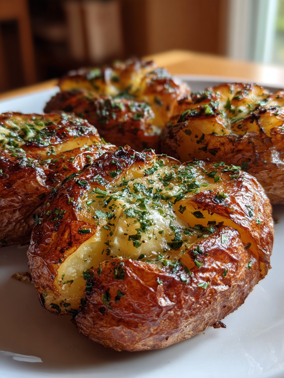 Airfryer Backkartoffeln – Perfekt Knusprige Schale: Leckerer Kräuterbutter-Abschluss: Einfach und köstlich zubereitet