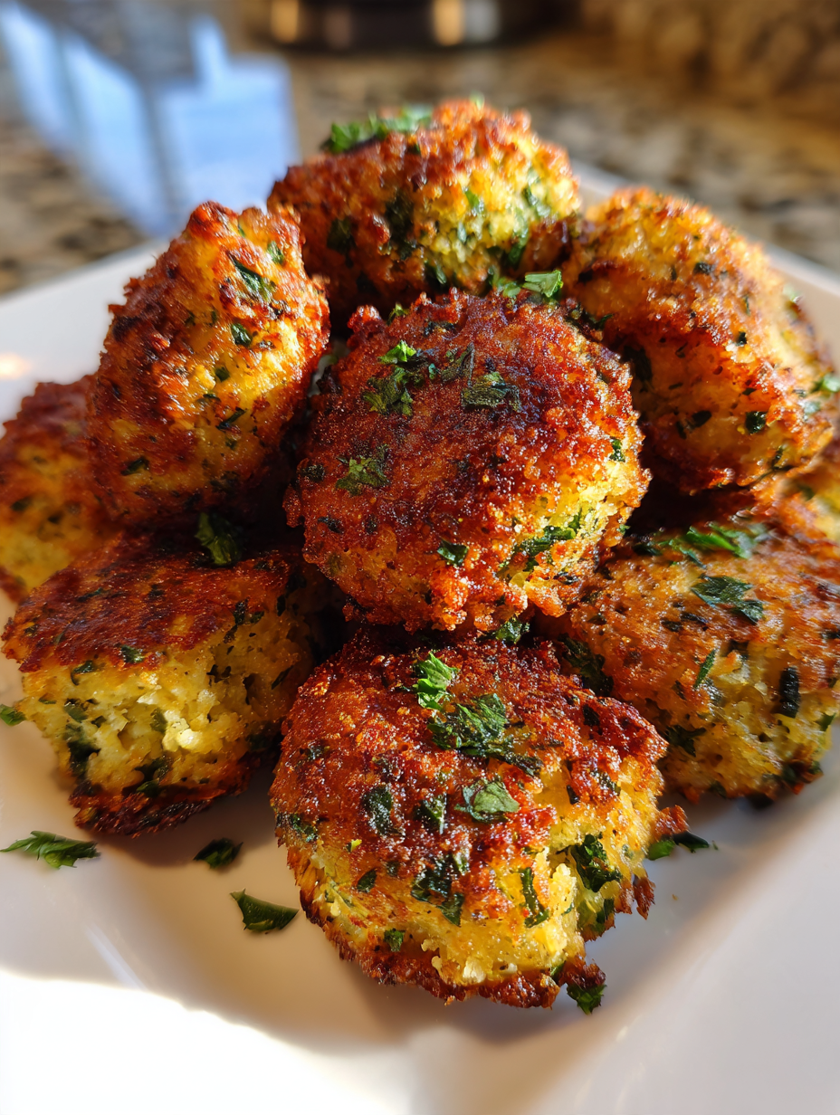 Airfryer Falafel Rezept (Knusprig & Vegan): Perfekt Gewürzte Häppchen: Saftig und Aromatisch aus der Heißluftfritteuse