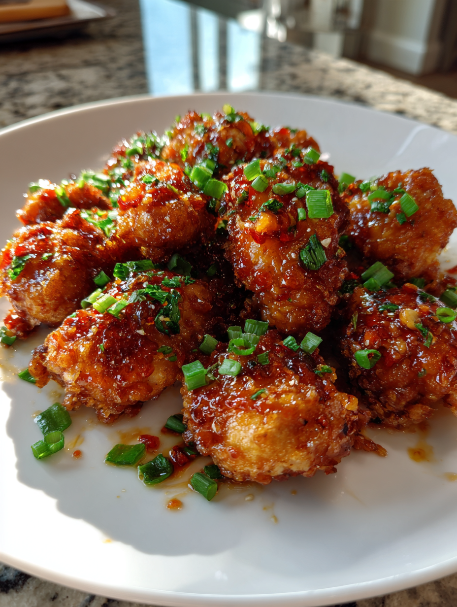 Airfryer Koreanisches Fried Chicken Rezept: Knuspriger und Aromatischer Genuss: Perfekt knusprige Haut und würzige Marinade