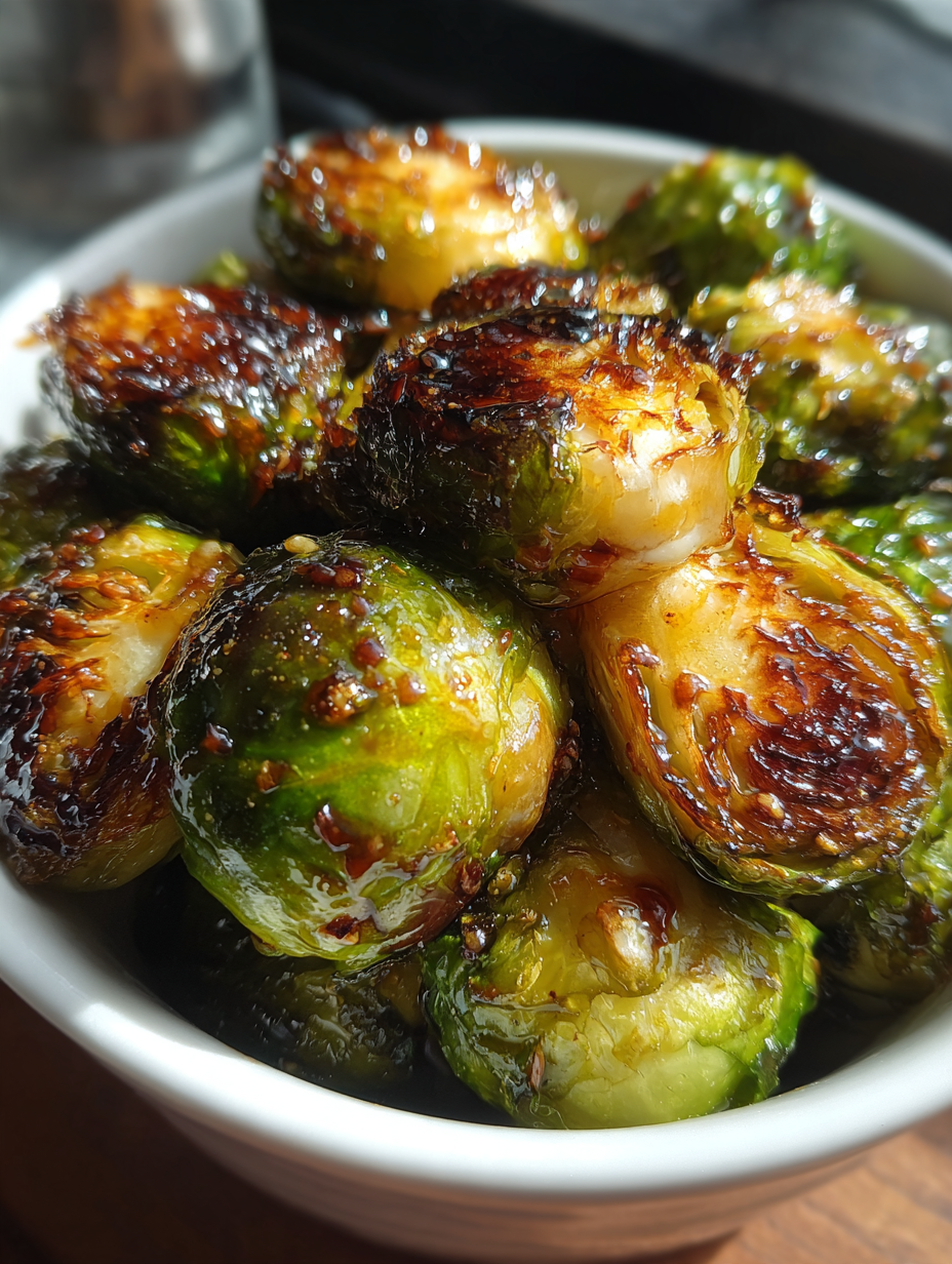 Airfryer Rosenkohl mit Balsamico-Glasur: Perfekt Knuspriger Genuss: Einfach unwiderstehlich und gesund