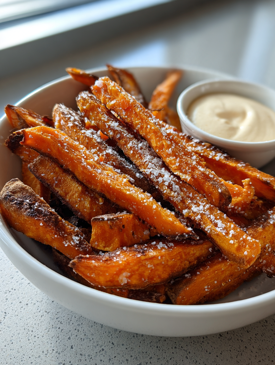 Airfryer Süßkartoffelpommes – Knusprig & Gesund: Perfekt Gewürzter Genuss: Aromatische Leckerbissen für jeden Anlass