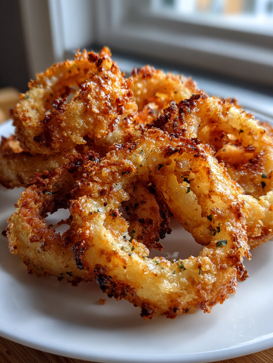 Airfryer Zwiebelringe – Extra Knusprig: Perfekt Knuspriger Snack-Genuss: Einfach unwiderstehlich knusprig und lecker