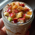 Apfel-Zimt Overnight Oats: Eine Herrlich Einfache Frühstücksidee: Köstlich mit Honig und Nüssen