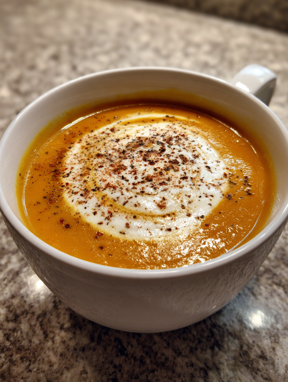 Herbstliche Butternut-Kürbissuppe: Cremiges und Leckeres Comfort Food: mit knusprigen gerösteten Kürbiskernen