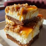 Karamell-Apfel-Käsekuchen-Riegel: Herrlich Cremiger und Knuspriger Genuss: Einfach unwiderstehlich lecker!